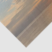 Vreedzame Ocean Sky Sunrise Foto Tissuepapier (Detail)