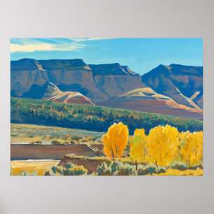 Vreedzame ochtend door Maynard Dixon Poster