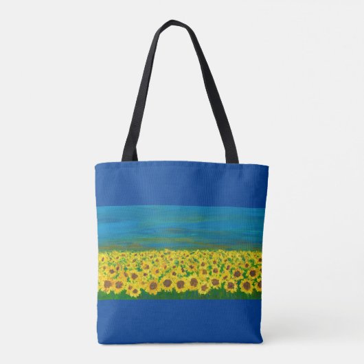 Vreedzame Oekraïne Art Shoulder Tas (Achterkant)