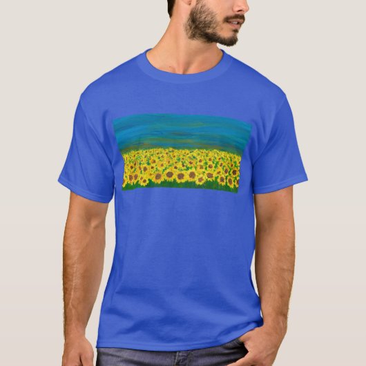 Vreedzame Oekraïne Kunstt-shirt T-shirt (Voorkant)