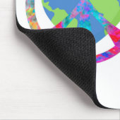 Vreedzame omhelzing aarde muismat (Hoek)