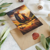 Vreedzame ontmoeting: twee Aardvarken in idyllisch Briefkaart