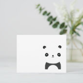 Vreedzame Panda Briefkaart (Staand voorkant)