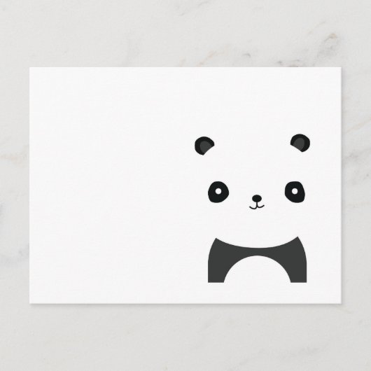 Vreedzame Panda Briefkaart (Voorkant)