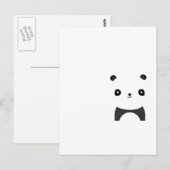 Vreedzame Panda Briefkaart (Voorkant / Achterkant)