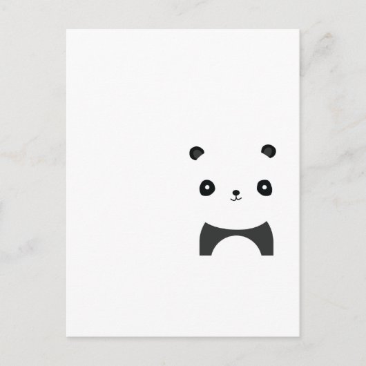Vreedzame Panda Briefkaart (Voorkant)