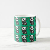 Vreedzame Panda Morning Brew Koffiemok (Voorkant rechts)