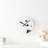 Vreedzame Panda Ronde Klok (Huis)