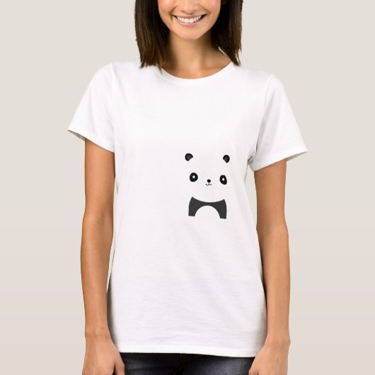 Vreedzame Panda T-shirt (Voorkant)