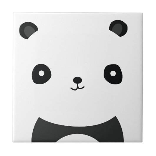 Vreedzame Panda Tegeltje (Voorkant)