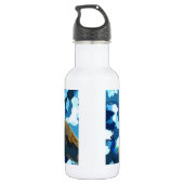 Vreedzame Pauwen Waterfles (Achterkant)