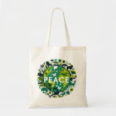 Vreedzame Planeet - Het milieu redden Tote Bag (Voorkant)