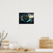 Vreedzame plek, wonderland Poater / Muur Arts Poster (Keuken)