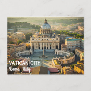 Vreedzame plekken in Vaticaanstad, Italië die je l Briefkaart
