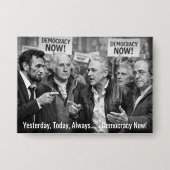 Vreedzame Protest Knop Button (Voorkant)