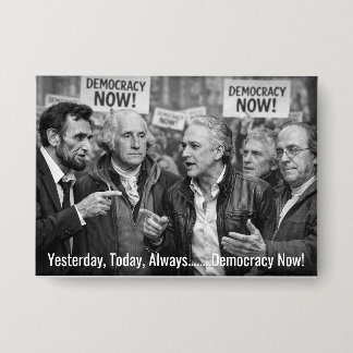 Vreedzame Protest Knop Button