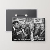 Vreedzame Protest Knop Button (Voorkant / Achterkant)