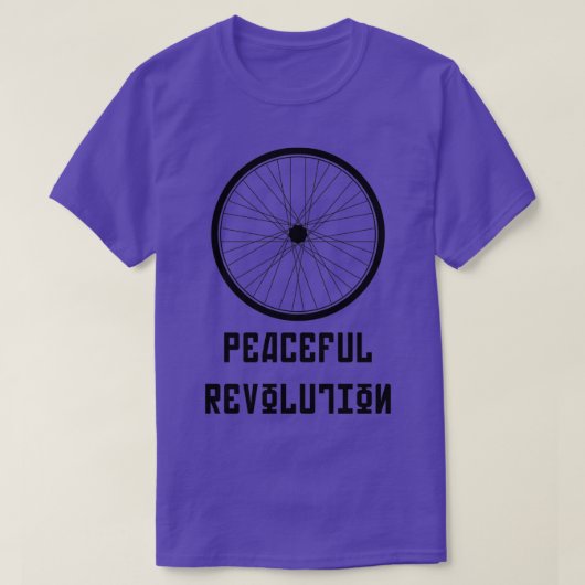 Vreedzame revolutie t-shirt (Design voorkant)