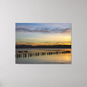 Vreedzame River Scene Canvas Afdruk (Voorkant)