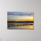 Vreedzame River Scene Canvas Afdruk (Voorkant)