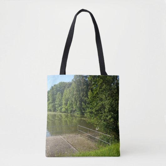 Vreedzame Rivierpad Natuur Tote Tas De (Voorkant)