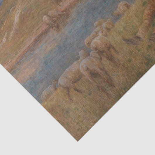 Vreedzame rust door Edward Stott Tissuepapier (Detail)