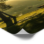 Vreedzame rust | Eenvoudige schoonheid in Natuur Poster (Hoek)