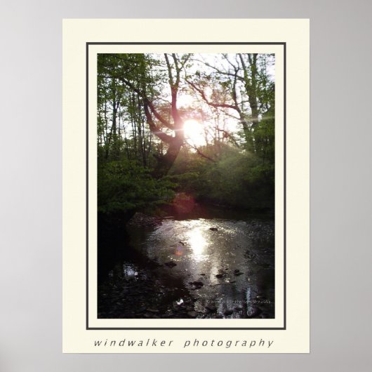 Vreedzame rust poster (Voorkant)