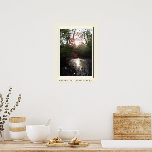 Vreedzame rust poster (Keuken)