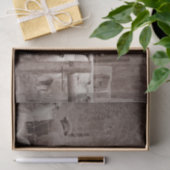 Vreedzame, rustende veestapel op weefselpapier tissuepapier (Geschenk)