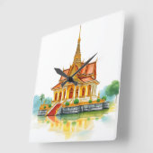 Vreedzame Siam Temple Square Klok (Hoek)