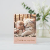 " VREEDZAME SLAAP " BRIEFKAART (Staand voorkant)