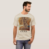 Vreedzame sol geïnspireerd door het Natuur landsch T-shirt (Voorkant volledig)