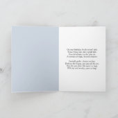 Vreedzame Strand Ochtendverjaardag Kaart (Binnen)