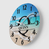 Vreedzame Strandfront Q Monogram Grote Klok (Hoek)