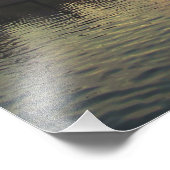 VREEDZAME SUNSET OP DE MARKT FOTO AFDRUK (Hoek)