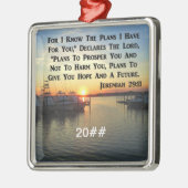 VREEDZAME SUNSET OP DE MARKT METALEN ORNAMENT (Links)