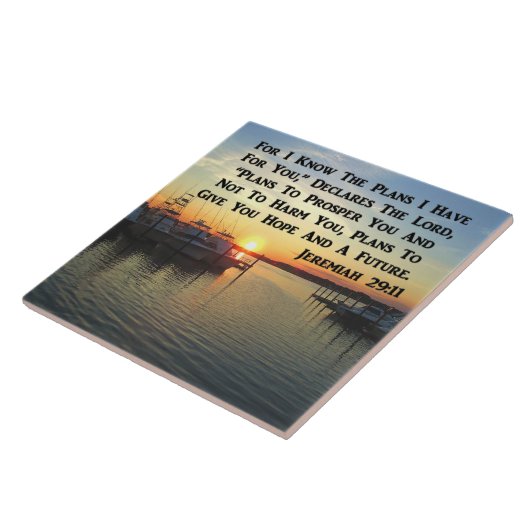 VREEDZAME SUNSET OP DE MARKT TEGELTJE (Zijkant)