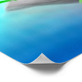 Vreedzame tijger in het Poster van het Oerwoud Bam (Hoek)