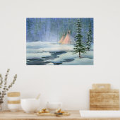 VREEDZAME TIPI van SHARON SHARPE Poster (Keuken)