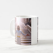 Vreedzame trap Jezus Koffiemok (Voorkant links)