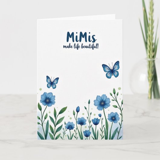 Vreedzame Tuin Moederdag kaart (Voorkant)