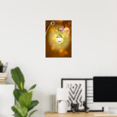 Vreedzame Tuinlantaarn Poster (Thuiskantoor)