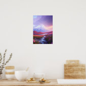 Vreedzame vallei voor het Storm Poster (Keuken)