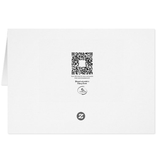 Vreedzame vallende sneeuw (Achterkant Horizontaal)