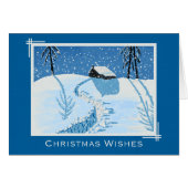 Vreedzame vallende sneeuw (Voorkant Horizontaal)