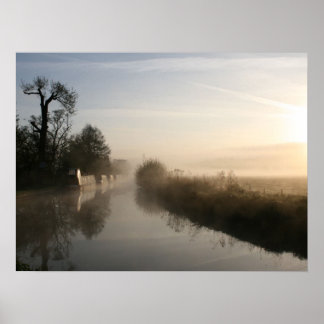 Vreedzame versoepeling Early Morning Sunrise Poster