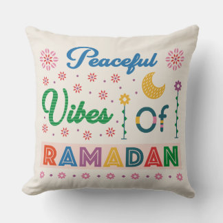 vreedzame vibes van ramadan kussen
