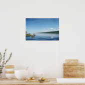 Vreedzame vissers poster (Keuken)