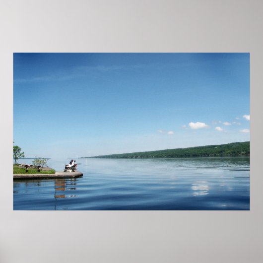 Vreedzame vissers poster (Voorkant)